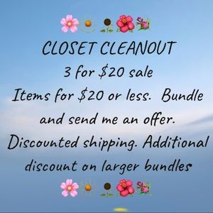 😀😀😀3/$20 Sale on items $19 and less😀😀😀